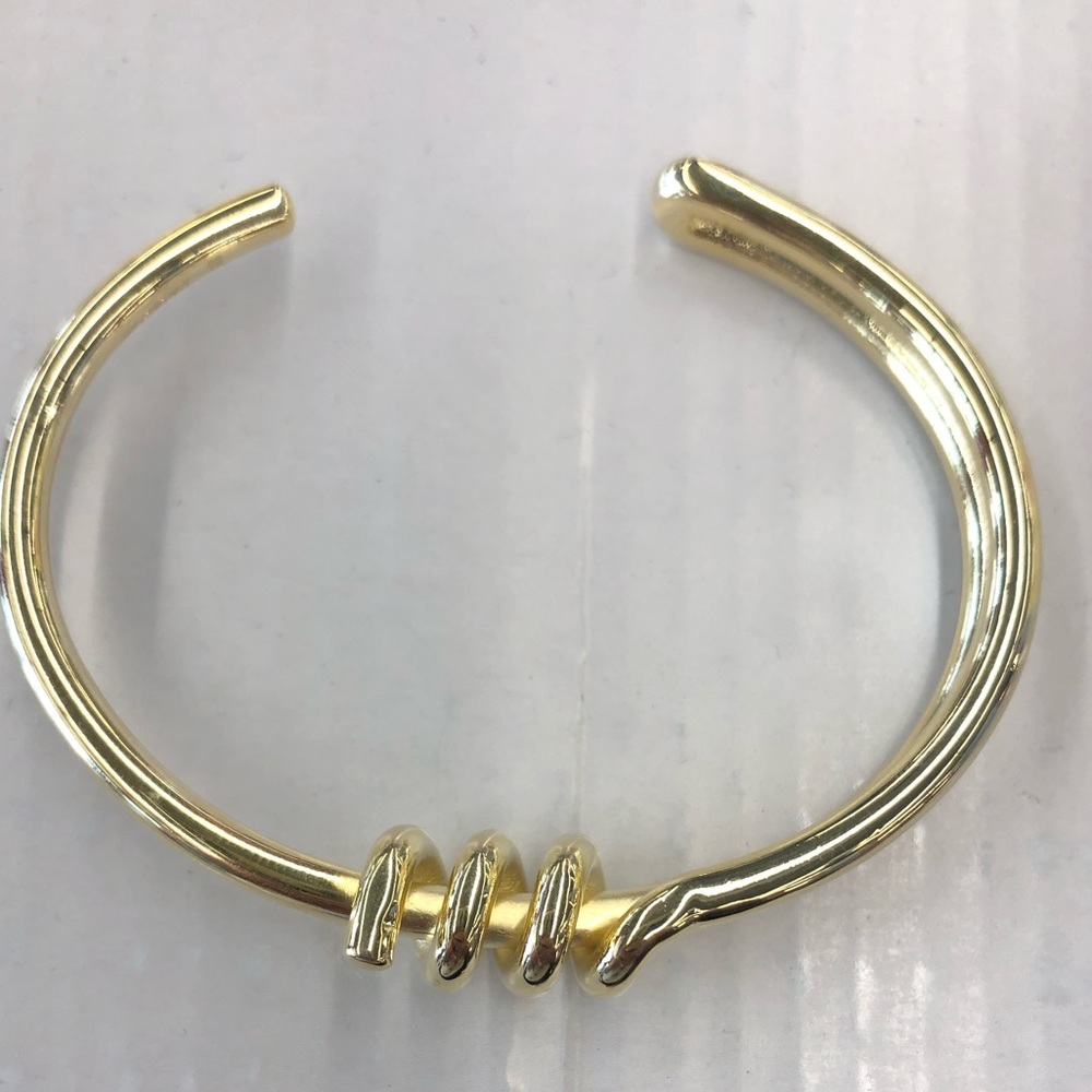 Celine gold tone barbele bracelet